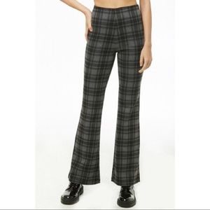 Forever 21 Fit and Flare Plaid Pants